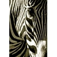 thumbnail image 2 of Lawhorn, Courtney 23x32 Black Ornate Wood Framed with Double Matting Museum Art Print Titled - Zebra Head, 2 of 4