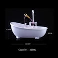thumbnail image 2 of TIELUTT Bathtub Glasses Organizer Rack Copper Glasses Rack Container for Refrigerator Clear Fridge Storage Bottles Refrigerator Organization and Storage Eggs, 2 of 8