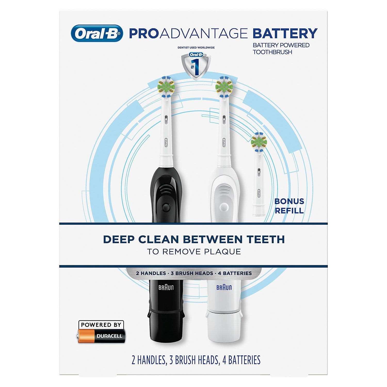 The Oral-B ProAdvantage Deep Clean Battery Toothbrush - Walmart.com