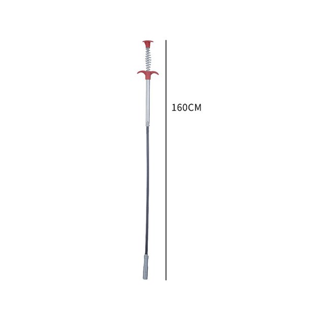 Herramientas de dragado de tuberías, gancho de drenaje de 200cm, removedor de obstrucciones, 60cm, 160cm, para fregadero de cocina