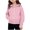 Pink, variant on felwors Girls Zip Up Hoodies Kids Casual Long Sleeve Sweatshirt Fall Jacket with Pockets (Pink,9-10 Years)