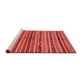 thumbnail image 2 of Ahgly Company Machine Washable Indoor Square Abstract Red Modern Area Rugs, 7' Square, 2 of 4