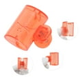 thumbnail image 3 of Unique Bargains 4 Pcs Square Toothbrush Covers for Travel Plastic Grey Green Red Yellow, 3 of 5
