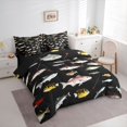 thumbnail image 6 of jejeloiu Rustic Pike Fish 7-Piece Bedding Comforter Set,Fishing Hunting Theme King Bedding Sets,Country Farmhouse Lodge Bed Sheets For Adults,Breathable Home Decor Reversible, 6 of 8