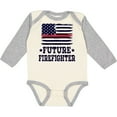 thumbnail image 3 of Inktastic Future Firefighter USA Boys or Girls Long Sleeve Baby Bodysuit, 3 of 5