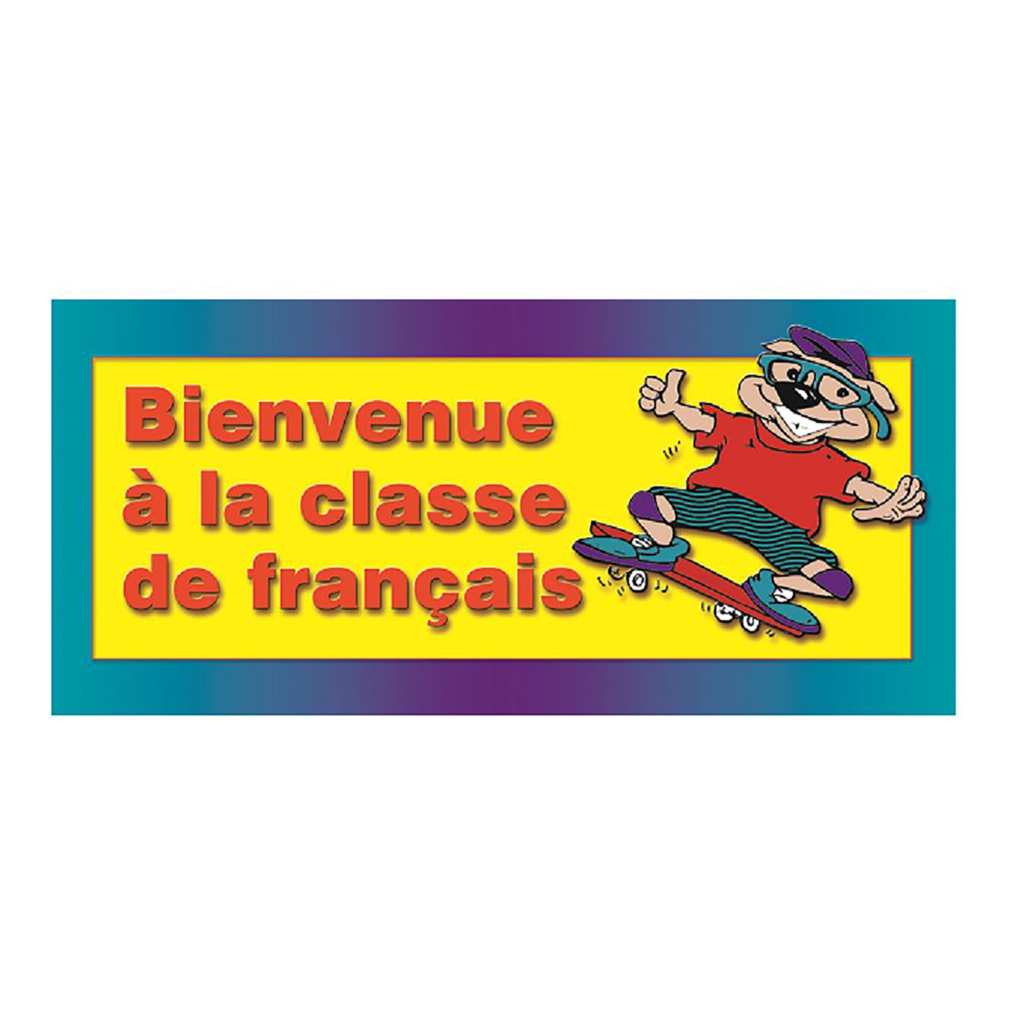 Poster Pals French Educational & Language Variety Teaching Posters,Bilingual Charts, Classroom Decoration and instruction, FSL, 6 Poster Set