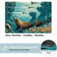 thumbnail image 2 of Sea Lion Polyester Chair Rugs, Game Mat, Outdoor Carpet - Non-Slip, Machine Washable, 2 of 6