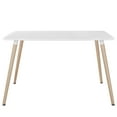 thumbnail image 2 of Modway Field Rectangle Dining Table in White, 2 of 4