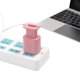 thumbnail image 1 of Funda protectora de cargador USB-C • Almacenamiento de cable de carga rápida de 20W/18W • Funda protectora de silicona con clip • Rosa, gris, negro, blanco, 1 of 4