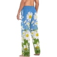 thumbnail image 6 of Spring Cute Flowers Ghost Pajama Pants, Men's Lounge Pants Light with Drawstring and Pockets, Christmas New Year Birthday Father's Day Gifts, Small, 6 of 7