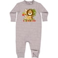 thumbnail image 2 of Inktastic Cute Lion 1st Birthday Baby Fleece Romper, 2 of 4