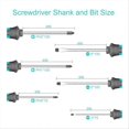 thumbnail image 2 of Magnetic Screwdriver Set, 6-Piece Screwdriver Set, 2 of 5