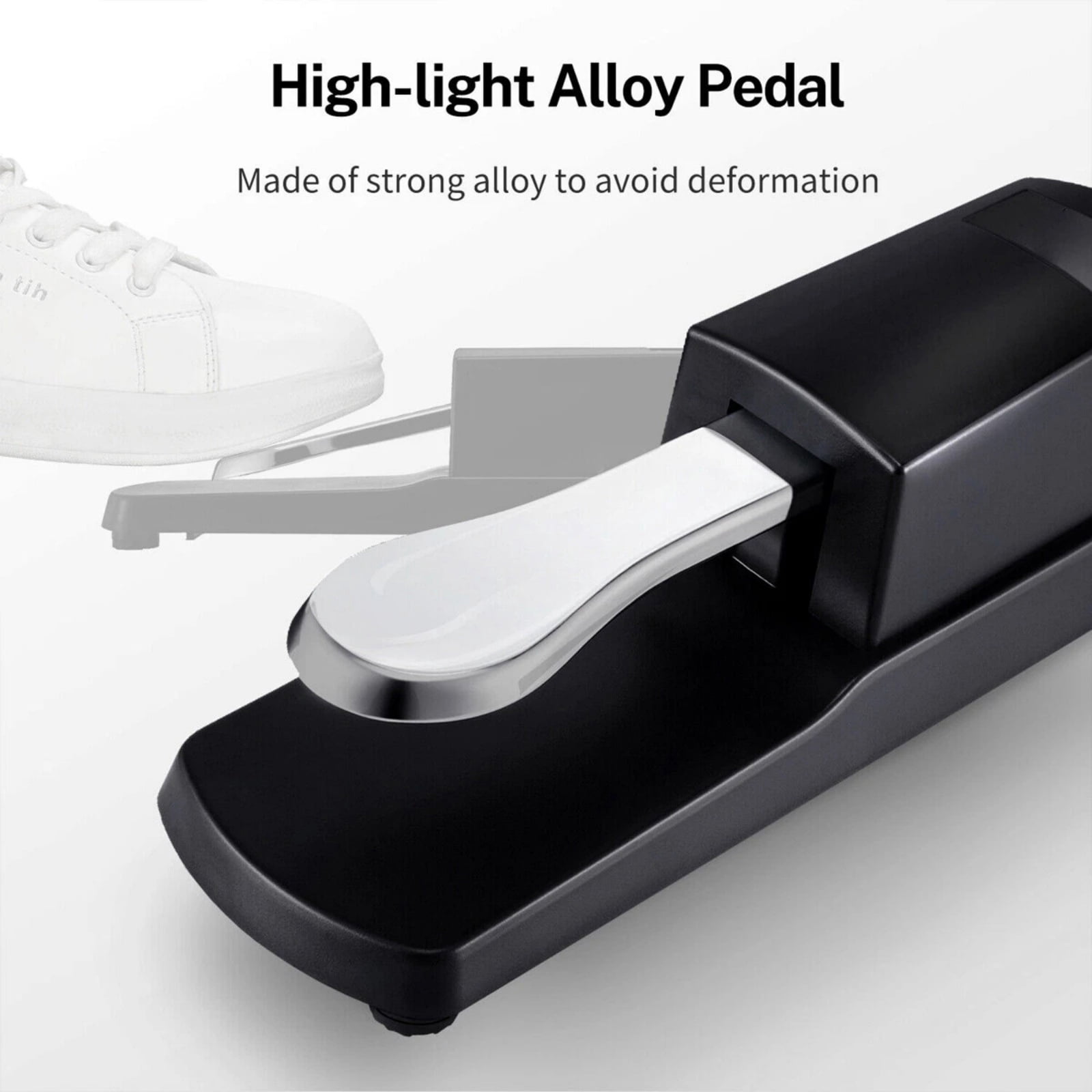 GUYUTING Universal Keyboard Sustain Pedal Stable Performance Durable Material Compact Size For Musician Indoor Outdoor Use