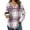 Pink, variant on Women's Hoodies Classic Plaid Print Hooded Sweatshirt Fall Winter Long Sleeve Loose Pullover Sweatshirts Tops