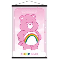 Care Bears - Cheer Bear Wall Poster with Magnetic Frame, 22.375" x 34"