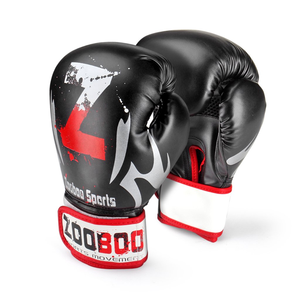 10 oz Boxing Gloves for Men, Youth, and Women, Black Boxing Gloves