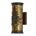 thumbnail image 2 of Meyda Tiffany 99147 Tamarack 5" Wide 2 Light Wall Washer - Brown, 2 of 4