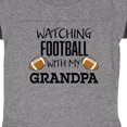 thumbnail image 3 of Inktastic Watching Football with My Grandpa Boys or Girls Baby Bodysuit, 3 of 4