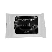 Bodyography Cleansing and Soothing Wipes, Makeup Wipes, 10 Count