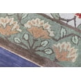 thumbnail image 4 of New JULIA 6' x 8' Area Rug Handcrafted Motif Floral Design Oriental Traditional Design Non-Shedding Fine Wool Pile & Easy-Care Areas in Living Room Bedroom, 4 of 5