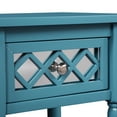thumbnail image 6 of Convenience Concepts French Country Khloe Deluxe 1 Drawer Accent Table with Shelf, Blue, 6 of 9