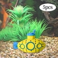thumbnail image 6 of Gazechimp 5 Pieces Mini Submarine Tank Ornament Decorative Versatile Children Toy Yellow, 6 of 8