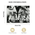 thumbnail image 3 of Nawypu  Lion and Lioness Canvas Wall Art Black and White Animal Couple Wall Decor Painting Male and Female Lion Picture Print Wall Art for Home Bedroom Office Decor, 3 of 6