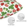 thumbnail image 3 of Kdxio Cotton Pillow Cases Pillowcases,Soft and Breathable Bedroom Pillow Cases-Strawberry, 3 of 8