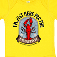 thumbnail image 4 of Inktastic Maine Just Here for the Lobster Boys or Girls Baby Bodysuit, 4 of 5