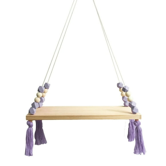 Hanging Board Hanging Board Tassels Multifunctional Wood Especial Hanging Bracket for Living Room