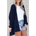 thumbnail image 3 of Sherrylily Women Crochet Cardigan Kimono Boho Long Sleeve Lightweight Oversized Open Front Knitted Sweater, 3 of 4