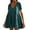Green, variant on Summer Fashion Dresses for Women 2024 Plus Size Solid Color Short Sleeved Dress Up to 65% off!