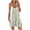 White jumpsuits for womens, variant on Usmixi Jumpsuits for Women Dressy Casual Loose Pocket Wide Leg Spaghetti Strap Mini Jumpsuits Overalls Summer V-Neck Sleeveless Tie-Dye Short Formal Rompers White xxl