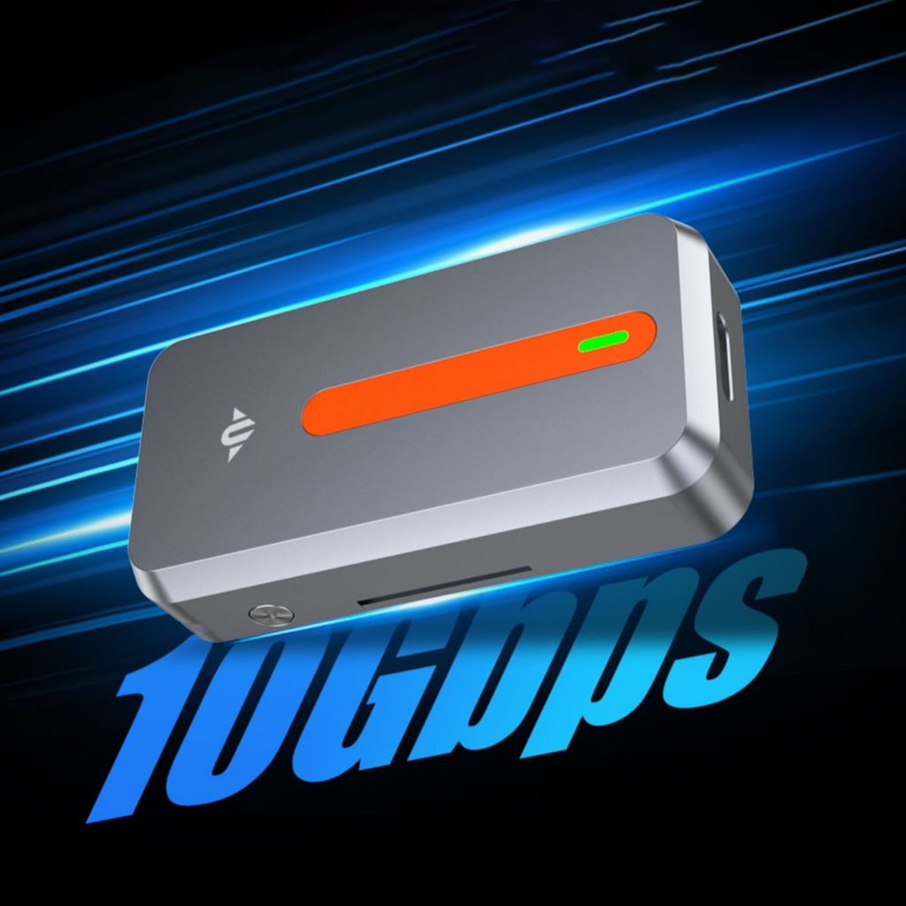 AOOOWER Magnetic M.2 NVMe 2242 Solid Disk Enclosure Box Supports USB3.2 10Gb 2242 Solid Disk Toolless Installation Easy