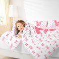 thumbnail image 4 of Feelyou Pink Initial Y Twin Comforter Sets, Kawaii Princess Bow Bedding Set, 2 Pieces, 4 of 8