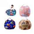 thumbnail image 1 of Puf de lona encriptada gruesa con patrón de dibujos animados para niños, juguete de peluche, puf para sofá perezoso, 1 of 3