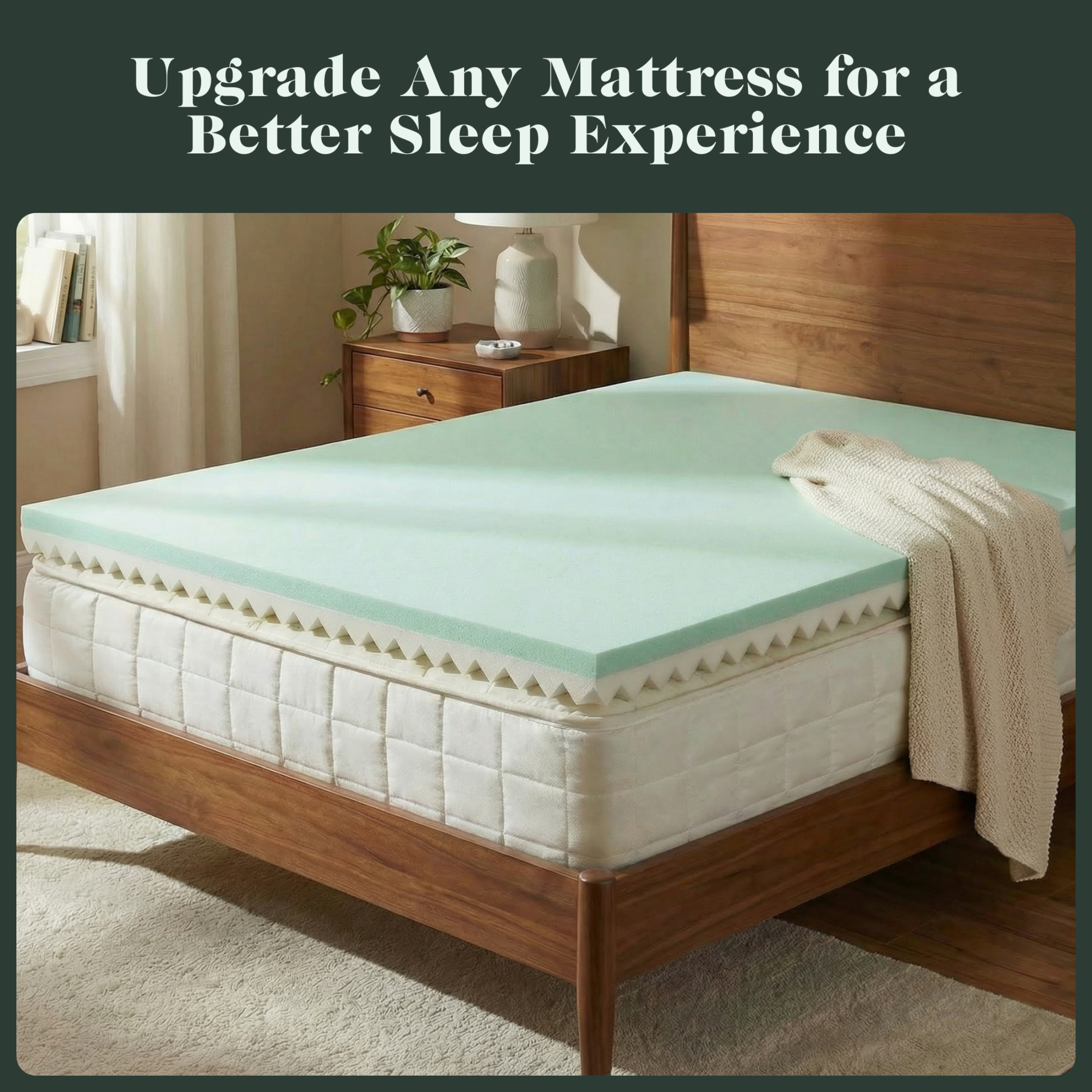 Allswell Twin 4-Inch Memory Foam Mattress Topper photo 7