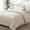 Beige-Oversized Queen, variant on Queen Comforter Set Blue 7 Pieces Bed In A Bag Comforters Size All Season Bedding Sets With Quilted Flat Sheet Fitted Pillowcases