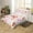 Brown Beige, variant on Cartoon Corgi Queen Duvet Cover Chic Floral Bedding Set for Girls Boys, Kawaii Dog Theme Bed Set Pink Flower Comforter Cover, Colorful Polka Dots Reversible Bedspread Cover （No Comforter）