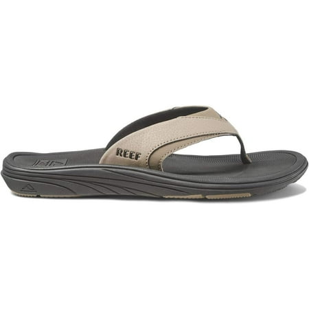 

Reef Modern Black Tan Men s Flipflop Thong Sandal