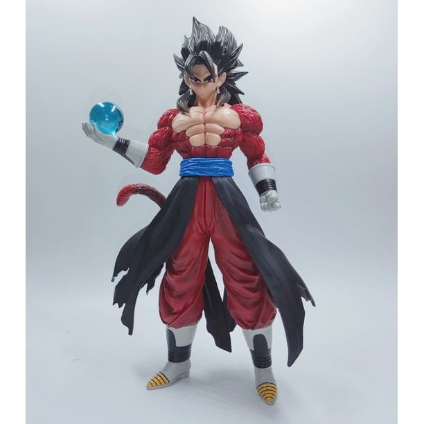 Figura de Anime de Dragon Ball Z Vegeta de 30cm, estatua de Super Saiyan, modelo de 2 cabezas de Pvc, juguetes coleccionables de Marvel