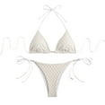 thumbnail image 2 of Traje de baño para mujer, moda, cómodo, estampado, bikini, traje de baño de color liso para mujer, conjuntos de bikinis, trajes de baño para mujer, 2 of 7