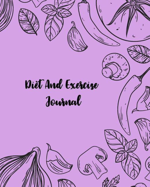 Diet and Exercise Journal For Women Meal Planner Workout Log Book