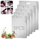 thumbnail image 1 of Juego de 5 Tablas de Picar de Cocina, Cutting Board Acero Inoxidable con Asa, Portátil Fácil Limpiar Doble Cara Tablas para Servir Carne, Pan, Queso, Frutas y Verduras, 1 of 7
