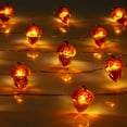 thumbnail image 5 of Acorn String Lights Battery Operated,13ft 40LED Acorn Fairy Light, 8 Lighting Modes with Remote for Thanksgiving Festival Indoor Fireplace Mantel Autumn Decoration, 5 of 7