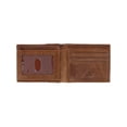 thumbnail image 3 of CTM®  RFID USA Embossed Leather Bifold Wallet (Men's), 3 of 5