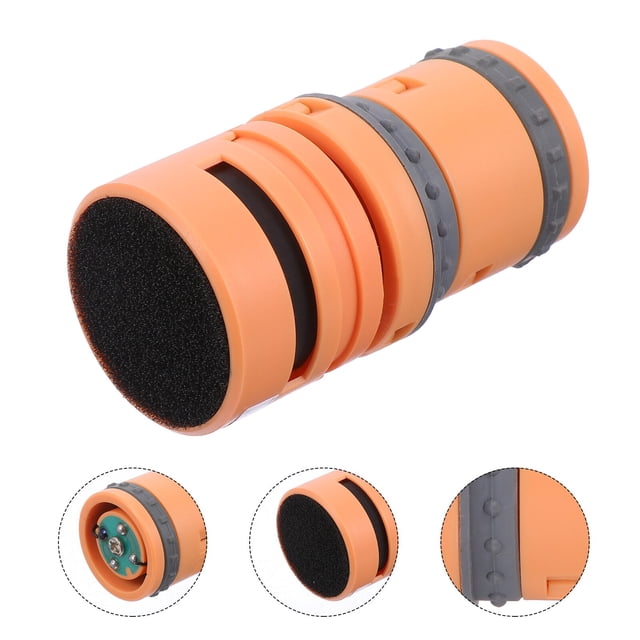 IFANLANDOR Dynamic Microphone Replacement Capsule for Home Use Orange ABS Microphone Core Wide Frequency Response Suitable for Concerts Conferences Karaoke Live Interviews 1.25