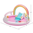 thumbnail image 3 of Bluescape Rainbow Unicorn Play Center, Outdoor Inflatable Pool Games & Toys, Age 2 & up, Unisex, 3 of 7