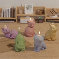 thumbnail image 4 of Molde de silicona Anlan-angel, 5 piezas, gato, animal, para velas y jabón, 4 of 7