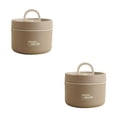 thumbnail image 1 of 2PC Bathtub Drain Stopper Portable Insulated Lunch Container Set Stackable Stainless Steel Food Container With Thermal Bag Upgrade Food Storage Container Boxes For School Work Picnic Travel, 1 of 9